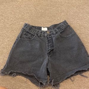 MODA international shorts. High waisted, raw hem.